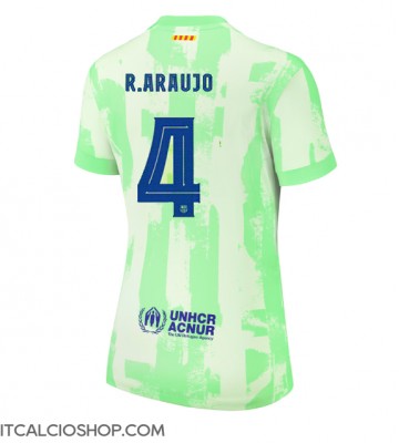Barcelona Ronald Araujo #4 Terza Maglia Femmina 2024-25 Manica Corta